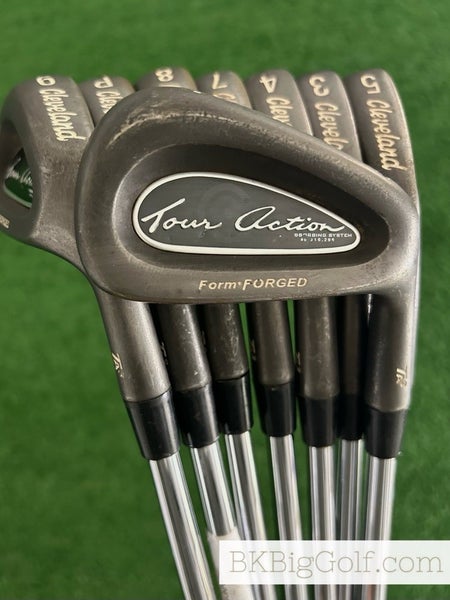 Cleveland Tour Action TA3 Gun Metal Black Forged Iron Set 3-P