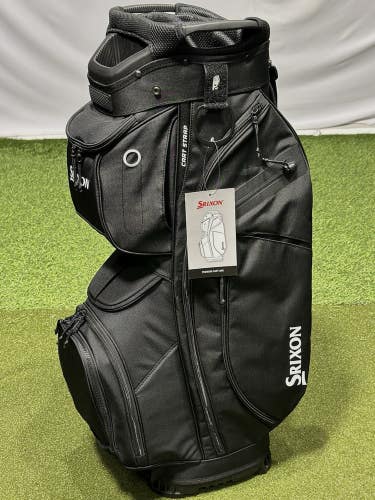 Srixon Golf 2025 Premium S3 Signature Series 14-Way Cart Bag Black/Black NEW!