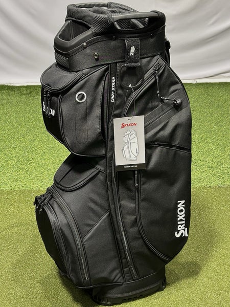 Srixon Golf 2025 Premium S3 Signature Series 14-Way Cart Bag Black/Black NEW!