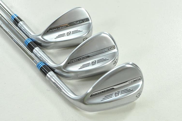 Titleist Vokey SM10 Tour Chrome 50*,54*,60* Wedge Set RH KBS Tour Steel # 205377