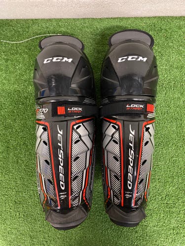 Senior CCM JetSpeed FT370 Shin Pads 14" (New)