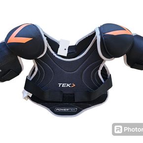 Used Powertek V 1.0 Lg Hockey Shoulder Pads