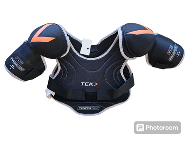 Used Powertek V 1.0 Lg Hockey Shoulder Pads