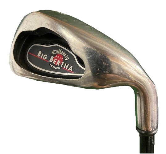 Callaway Big Bertha 6 Iron 2004 Light Senior Graphite 37" RH New Jumbo Grip Nice