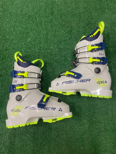 New Kid's Fischer RC4 50 JR Ski Boots | Mondo 21 & 21.5