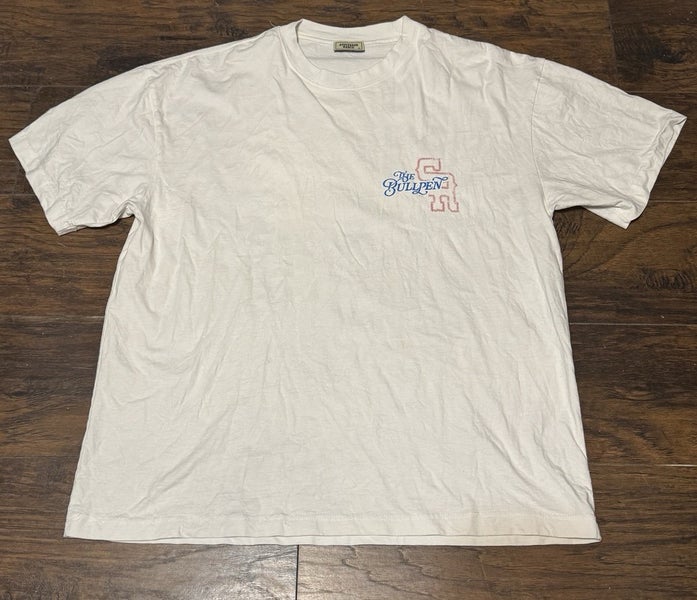 Mike. Stevenson Ranch The Bullpen Limited 2025 Summer Drop White Shirt Sz XL