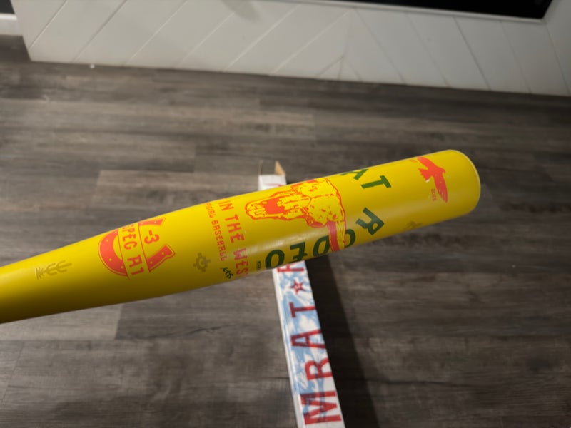 2025 Combat MFG Spec A1 Alloy BBCOR Certified Bat (-3) 30 oz 33" (Used) Combat Rodeo “Get the Horns”