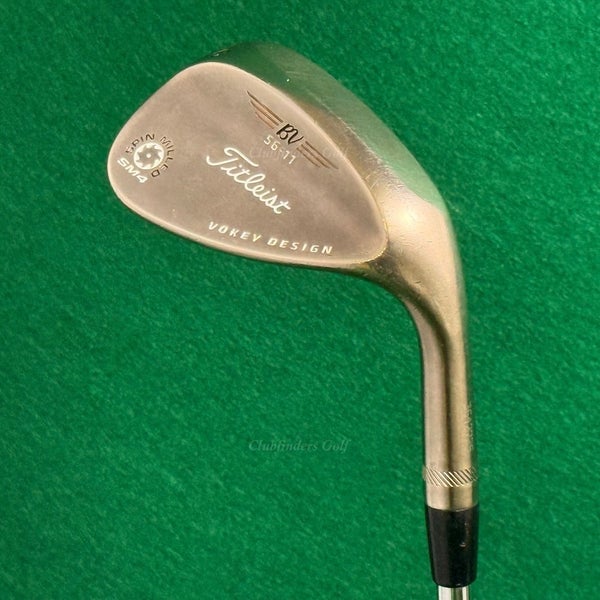 Titleist Vokey SM4 Black Nickel 56-11 56 Sand Wedge Factory Steel Wedge Flex