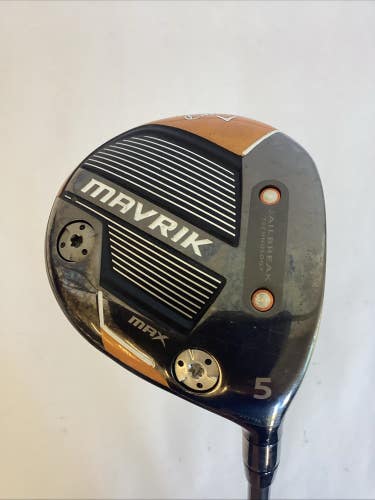 Callaway Mavrik Max Fairway 5 Wood Even Flow Riptide 5.5 Regular Graphite Shaft