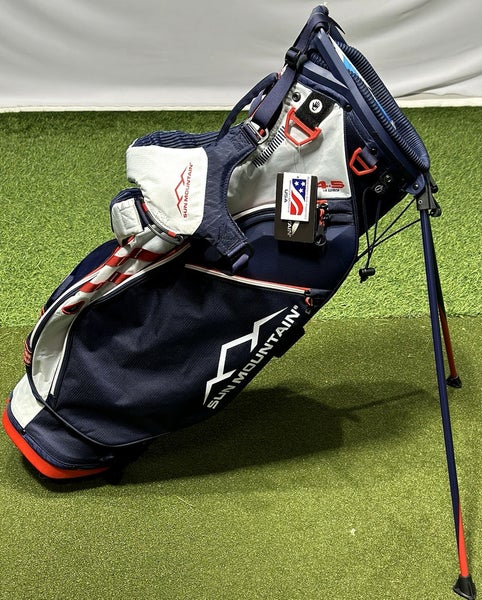 Sun Mountain Golf 4.5LS VLO 14-Way Stand Carry Bag Navy/White/Red NEW