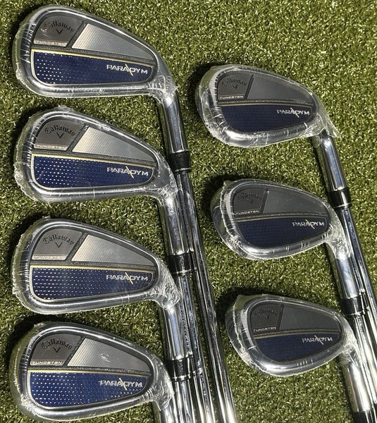 Callaway Paradym Iron Set 5-PW, AW Regular Flex Steel Elevate MPH 95 NEW!