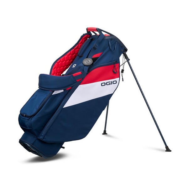 NEW 2025 Ogio Fuse Red/White/Blue Double Strap Stand/Carry Golf Bag