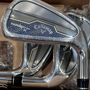 Callaway Paradym X Forged Iron Set 6-AW Regular Flex Steel Elevate MPH 85 NEW!