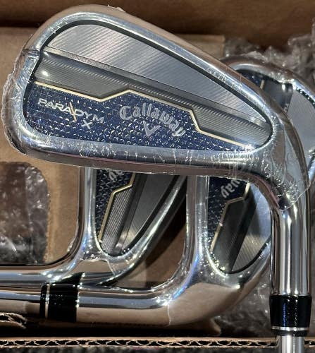 Callaway Paradym X Forged Iron Set 6-AW Regular Flex Steel Elevate MPH 85 NEW!