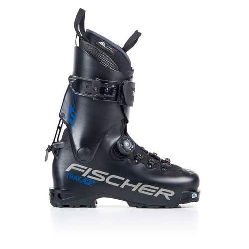 New 2023 Fischer Travers TS ski boots; Size:  29.5 (Black)