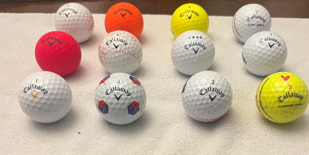 Callaway Balls 12 Pack (1 Dozen) (Used)