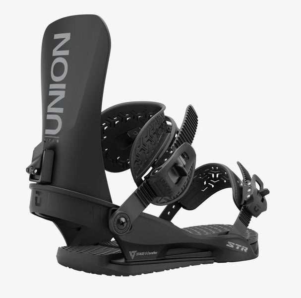 UNION 24/25 STR BLACK SNOWBOARD BINDINGS LG, NEW