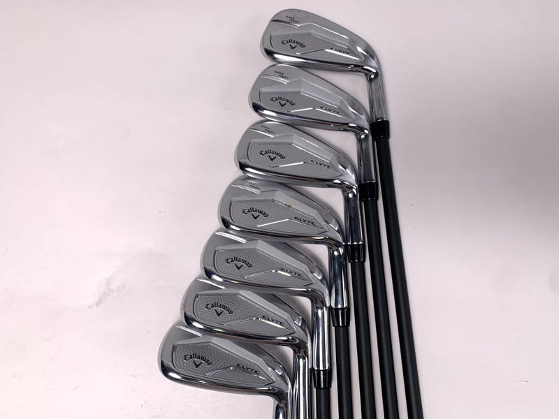 Callaway Elyte Max Fast Iron Set 6-PW+AW+GW Vanquish 4 R2 Senior RH