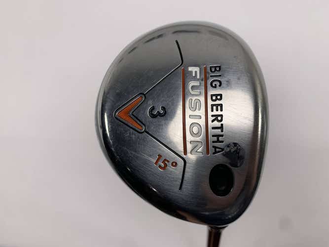 Callaway Big Bertha Fusion 3 Fairway Wood 15* Aldila NVS Orange 55g Senior RH