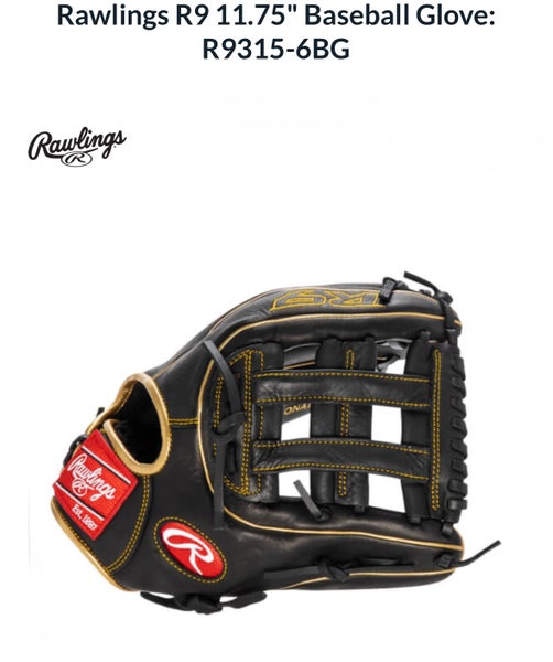Rawlings R9 Baseball Glove 11.75