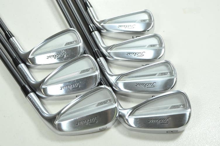 Titleist T150 2023 5-PW,48* Iron Set Stiff Flex RH KBS TGI 80 Graphite # 205392