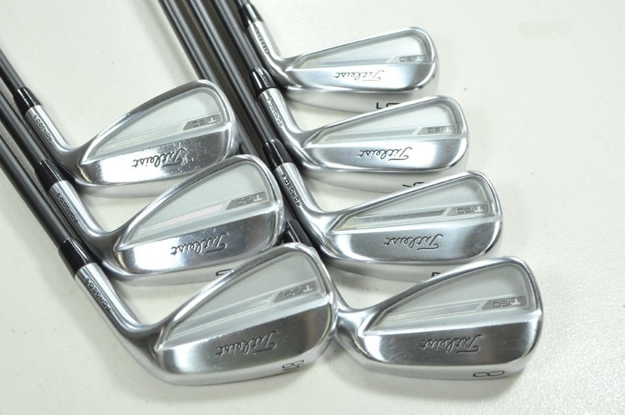Titleist T150 2023 5-PW,48* Iron Set Stiff Flex RH KBS TGI 80 Graphite # 205392