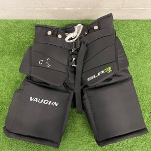 Black Junior Small Vaughn Ventus SLR3 Hockey Goalie Pants (New)