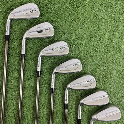 Ping G700 Iron Set 5-PW UW Red Dot Recoil ES F4 Stiff Flex Left Handed