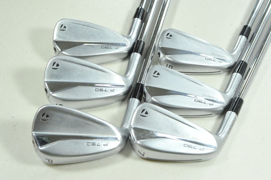 LEFT HANDED TaylorMade P790 2021 5-PW Iron Set Stiff Flex DG S300 Steel #205418