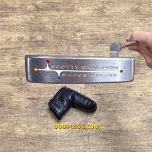 Scotty Cameron Laguna 2.5 Studio Stainless Putter w/ Headcover, 35 (2438)