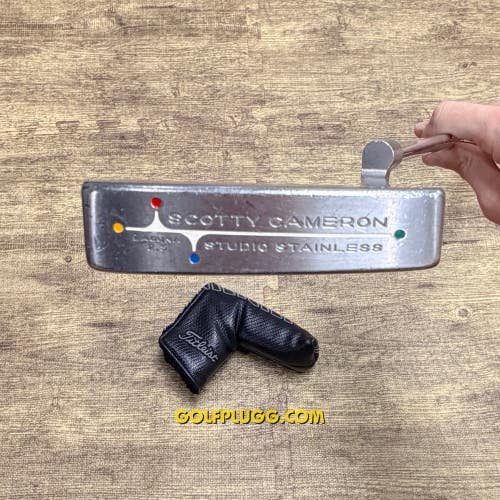 Scotty Cameron Laguna 2.5 Studio Stainless Putter w/ Headcover, 35 (2438)