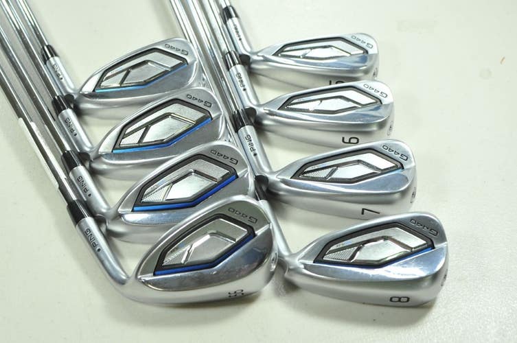 Ping G440 5-W,UW,56* Iron Set Regular Flex Black Dot Right AWT 3.0 Steel #205422
