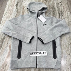 Nike Tech Fleece Windrunner Hoodie Full Zip Heather Grey FB7921-063 Men’s Sz L

New.
