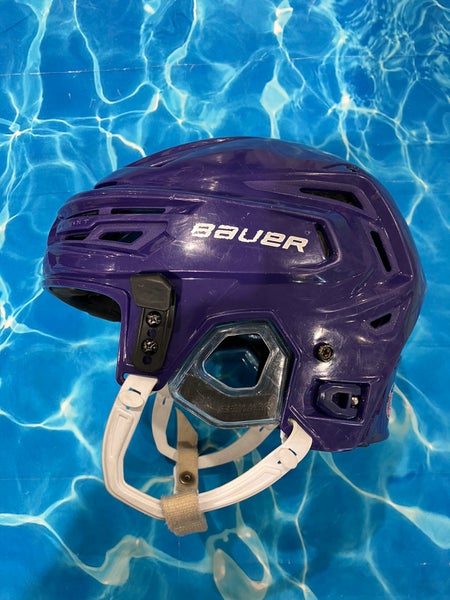 Purple Medium Bauer Re-Akt 150 Helmet (Used)