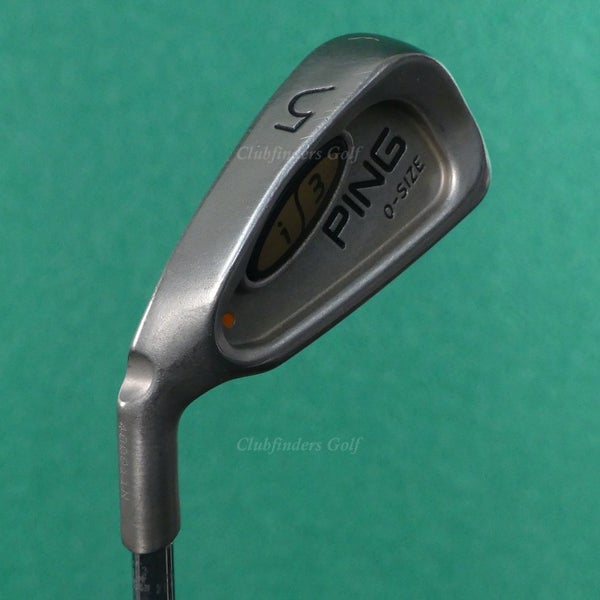 LH Ping i3 O-Size Orange Dot Single 5 Iron Stepped Steel Stiff