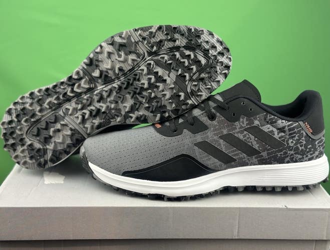 Adidas S2G SL Spikeless Mens Golf Shoes GV9793 Color: Gray/Black Size 8 NEW!