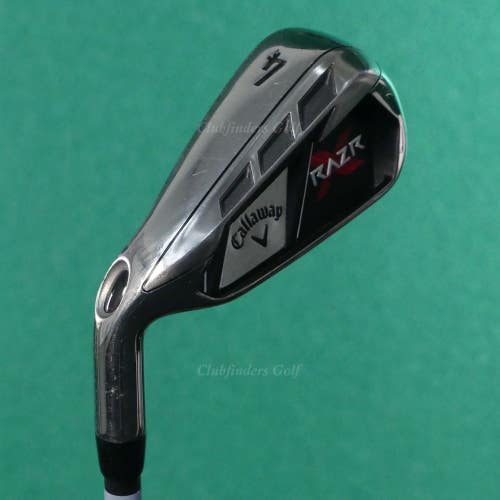 LH Callaway RAZR X Single 4 Iron Factory I-65G Graphite Seniors