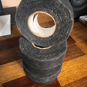 5 Rolls of Black Hockey stick tape. New Unused.