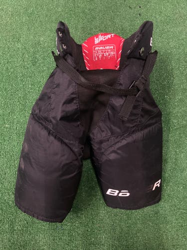 Black Junior Small Bauer Lil Sport Hockey Pants (Used)
