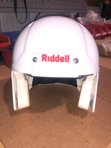USED RIDDELL SPEED ADULT HELMET - MEDIUM - METALLIC WHITE - REJECT