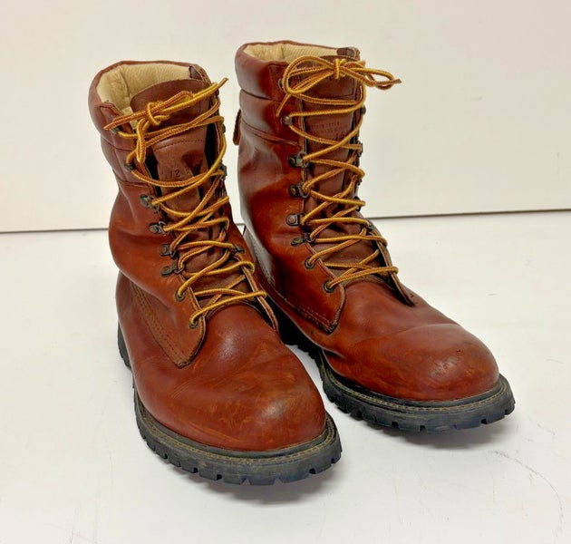 Cabela's Insulated Brown Leather Gore-Tex Waterproof Hunting Boots US 12 GREAT