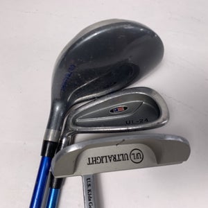 US Kids UL 24 Club Set Driver 8 Putter KidPower 45-31 Youth Graphite Junior LH