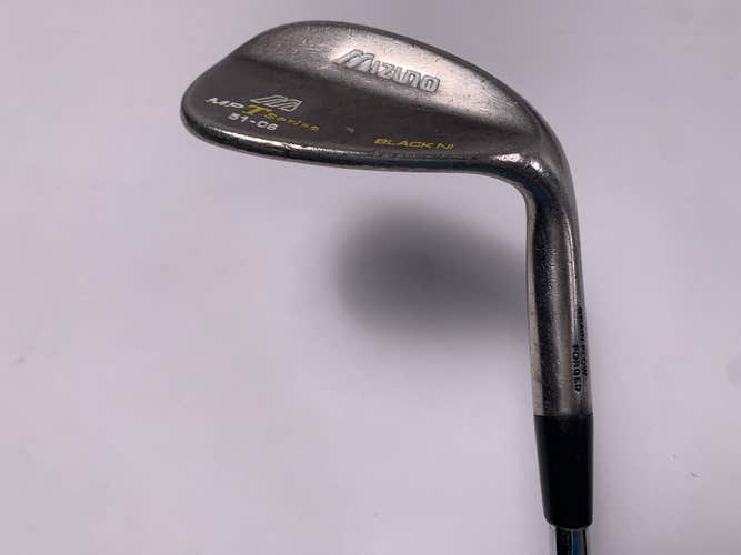 Mizuno MP T Black Nickel Gap Wedge GW 51* 6 Bounce DG Wedge Steel Mens RH