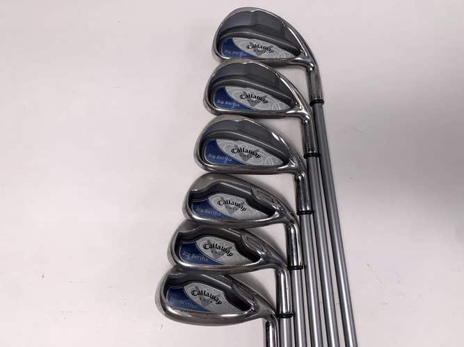 Callaway 2006 Big Bertha Iron Set 5-PW+SW Ladies Graphite Womens RH- No 8i