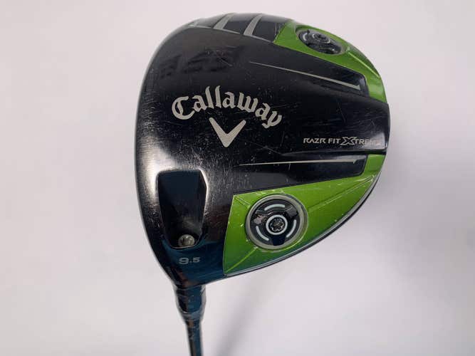 Callaway Razr Fit Xtreme Driver 9.5* Aldila Trinity 65g Regular Graphite Mens LH
