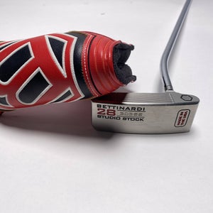 Bettinardi Studio Stock 28 Putter 34.5" SuperStroke Flatso 1.0 Mens RH HC