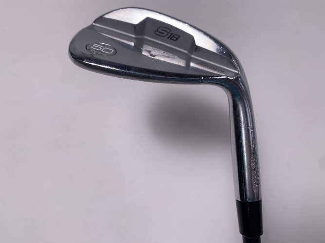 Mizuno S18 White Satin Gap Wedge GW 50* 7 Bounce LZ Tour 5.0 90g Senior RH