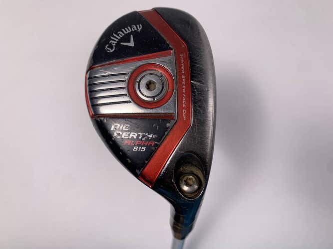 Callaway Big Bertha Alpha 815 3 Hybrid 20* Fujikura Speeder 865 Stiff RH