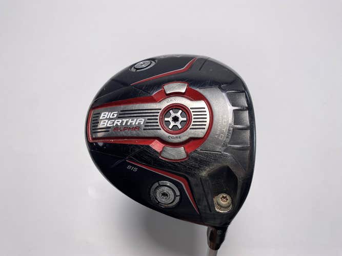 Callaway Big Bertha Alpha 815 Driver 9* Fujikura Speeder 565 Stiff RH