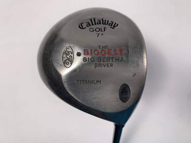 Callaway Biggest Big Bertha Driver 7* RCH 36 Strong Graphite Mens RH
